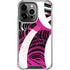 Pink and White Hipster iPhone 16 Pro Clear Case