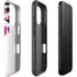 Pink and White Hipster iPhone 16 Pro Impact Case