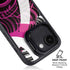 Pink and White Hipster iPhone 16e Kickstand Case