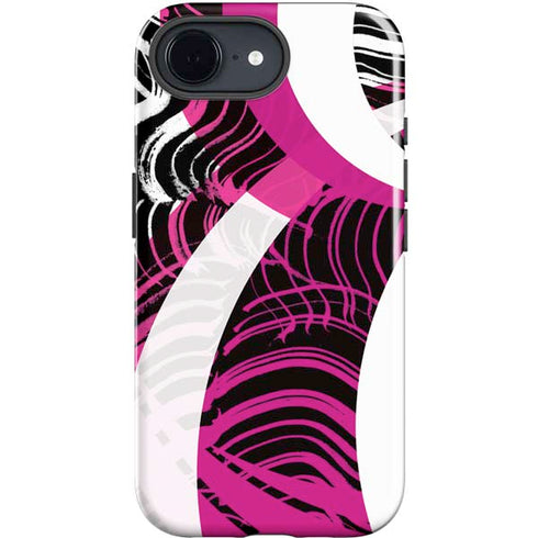 Pink and White Hipster iPhone 16e Impact Case