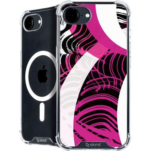 Pink and White Hipster iPhone 16e MagSafe Case