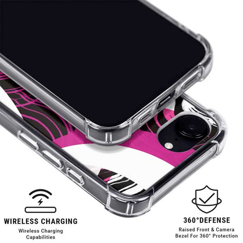 Pink and White Hipster iPhone 16e MagSafe Case
