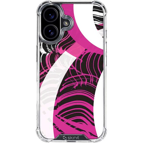 Pink and White Hipster iPhone 17 Clear Case