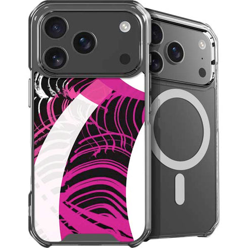 Pink and White Hipster iPhone 18 Pro MagSafe Case