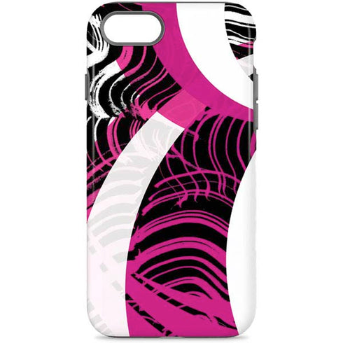 Pink and White Hipster iPhone Cases
