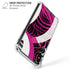 Pink and White Hipster iPhone X/XS Clear Case