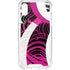 Pink and White Hipster iPhone XS Clear Case
