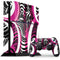 Pink and White Hipster PlayStation PS4 Skins