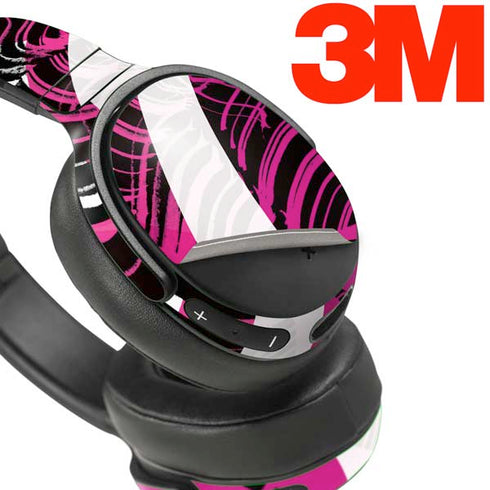 Pink and White Hipster Skullcandy Venue Skin