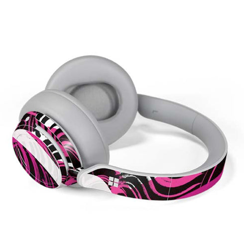 Pink and White Hipster Surface Headphones Skin