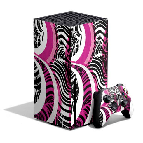 Pink and White Hipster Xbox Series X Skins