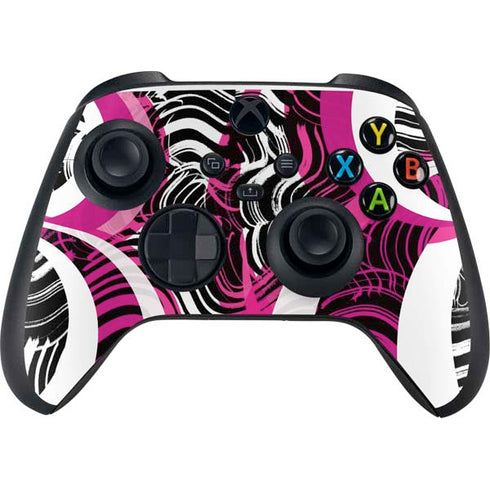 Pink and White Hipster Xbox Series X Bundle Skin