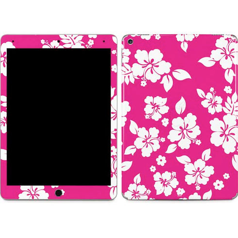 Pink and White iPad Skins