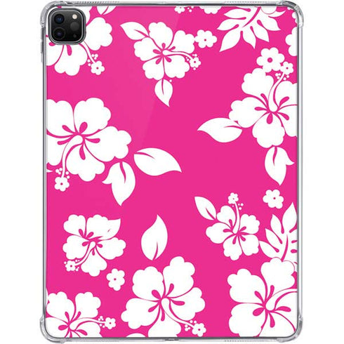 Pink and White iPad Pro 11in (2024) Clear Case