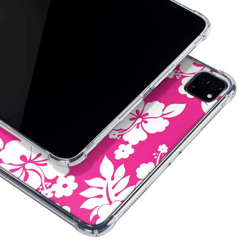 Pink and White iPad Pro 11in (2024) Clear Case