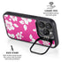 Pink and White iPhone 13 Pro Kickstand Case
