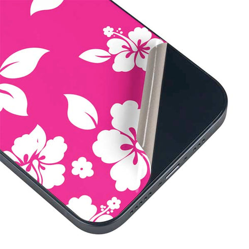 Pink and White iPhone Skins