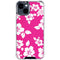 Pink and White iPhone 15 Clear Case