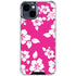 Pink and White iPhone 15 Clear Case