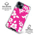 Pink and White iPhone 15 Clear Case