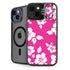 Pink and White iPhone 15 Kickstand Case