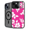 Pink and White iPhone 15 Plus Kickstand Case