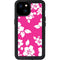 Pink and White iPhone 15 Plus Waterproof Case