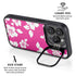 Pink and White iPhone 15 Pro Max Kickstand Case