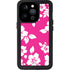 Pink and White iPhone 15 Pro Waterproof Case
