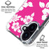 Pink and White iPhone 16 Clear Case