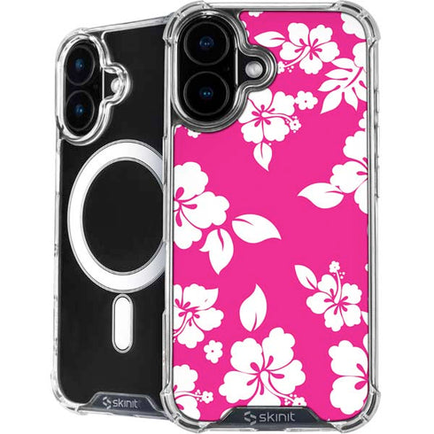 Pink and White iPhone 16 MagSafe Case