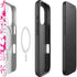 Pink and White iPhone 16 Magsafe Impact Case