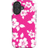 Pink and White iPhone 16 Plus Impact Case