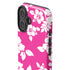 Pink and White iPhone 16 Plus Impact Case