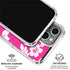 Pink and White iPhone 16 Pro Max Clear Case