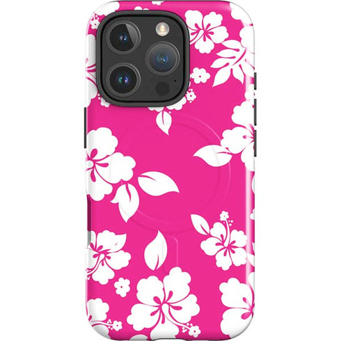 Pink and White iPhone 16 Pro Max Magsafe Impact Case