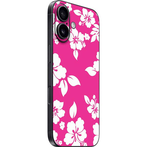 Pink and White iPhone 16 Skin