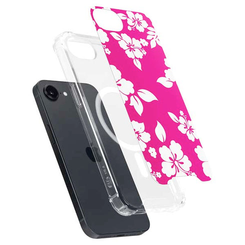 Pink and White iPhone 16e MagSafe Case