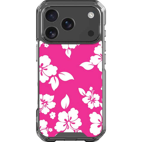 Pink and White iPhone 18 Pro Clear Case