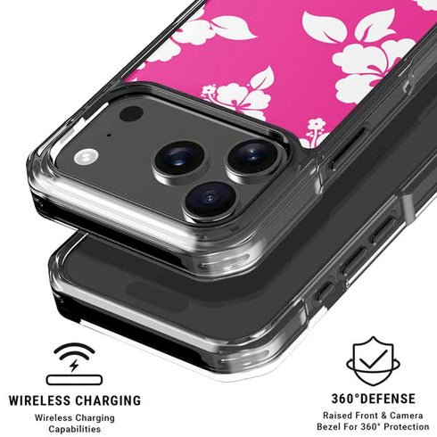 Pink and White iPhone 18 Pro Clear Case