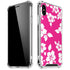 Pink and White iPhone X/XS Clear Case