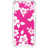 Pink and White iPhone XS Clear Case