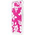 Pink and White iPhone XS Clear Case