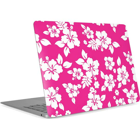 Pink and White Apple MacBook Air Skin