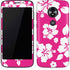Pink and White Moto E5 Play Skin