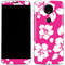 Pink and White Moto E5 Plus Skin