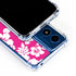 Pink and White Moto G 5G (2024) Clear Case