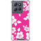 Pink and White Moto G Stylus 5G (2025) Clear Case