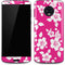 Pink and White Moto G6 Skin