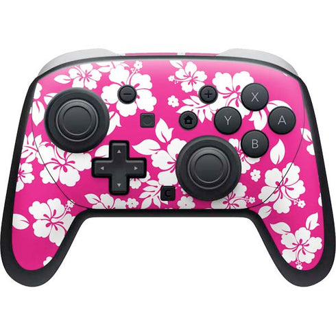 Pink and White Nintendo Switch 2 (2025) Pro Controller Skin